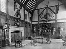The Hall at Ockwells Manor, Berkshire, 1905