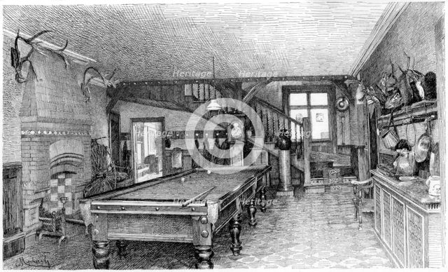 'The Hall at Silverbeck', c1880-1882. Artist: Unknown
