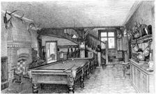 The Hall at Silverbeck c1880-1882