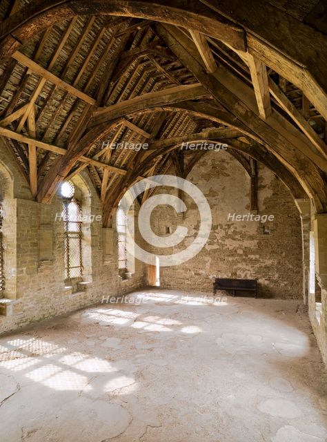 The Hall at Stokesay Castle, Shropshire, c1997-c2016. Artist: James O Davies.