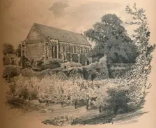 The Hall, Eltham Palace 1902. Artist: Thomas Robert Way