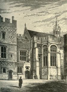 The Hall, from the Brewhouse Yard 1911. Creator: Unknown