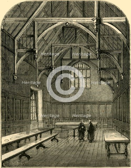 'The Hall of Gray's Inn', c1872. Creator: Unknown.