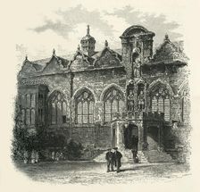 The Hall of Oriel c1870