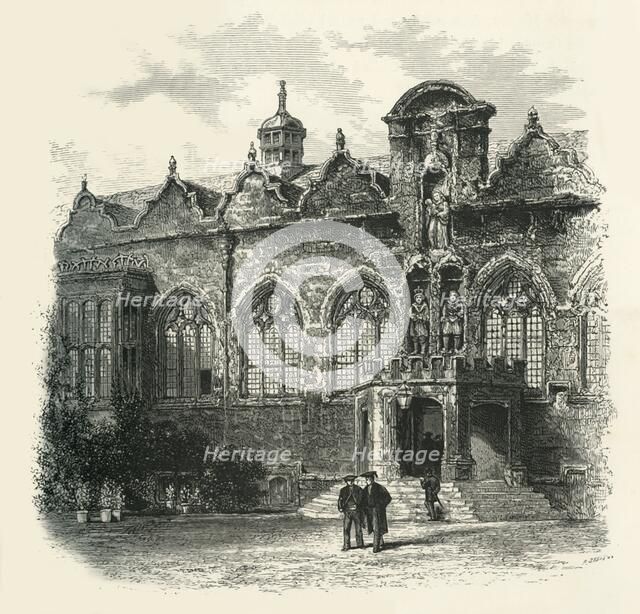'The Hall of Oriel', c1870.