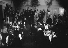 The hall of the night restaurant of Hotel Evropeiskaya, Leningrad 1924, 1924