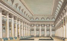 The Hall of the Assembly of the Nobility in Moscow, c1820. Creator: Anonymous