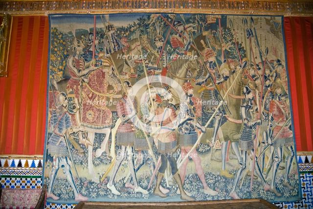 The Hall of the Rope in the Alcazar of Segovia, Segovia, Spain, 2007. Creator: Samuel Magal.