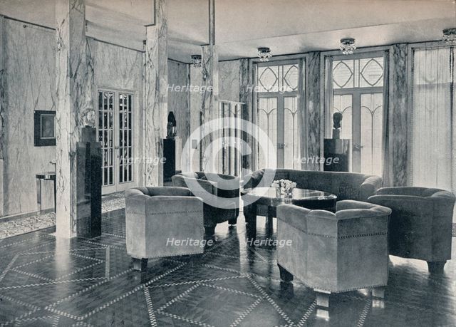 'The Hall of the Stoclet Palace, Brussels, Belgium', c1914. Artist: Unknown.