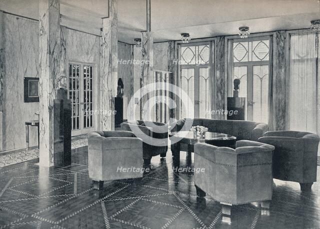 'The Hall of the Stoclet Palace, Brussels, Belgium', c1914. Artist: Unknown.