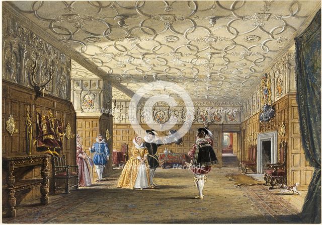The Hall, Levens, Westmoreland, n.d. Creator: Joseph Nash.