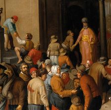 The halt and the blind being summoned to the great supper, 1620-1629. Creator: Joost Cornelisz Droochsloot