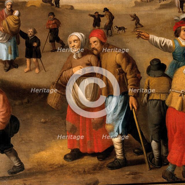 The halt and the blind being summoned to the great supper, 1620-1629. Creator: Joost Cornelisz Droochsloot.