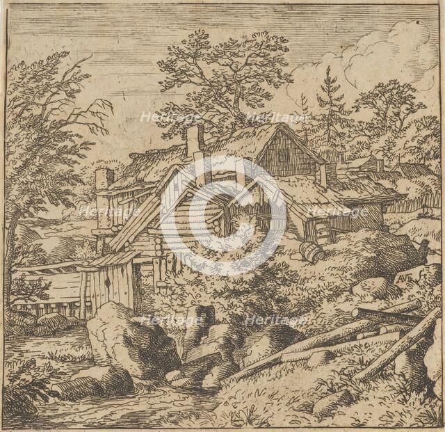 The Hamlet on the Mountain Side, mid-17th century., mid-17th century. Creator: Allart van Everdingen.