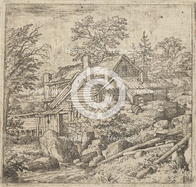 The Hamlet on the Mountainside, 17th century. Creator: Allart van Everdingen.