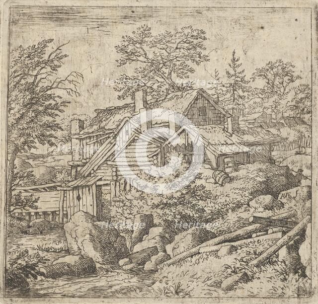 The Hamlet on the Mountainside, 17th century. Creator: Allart van Everdingen.