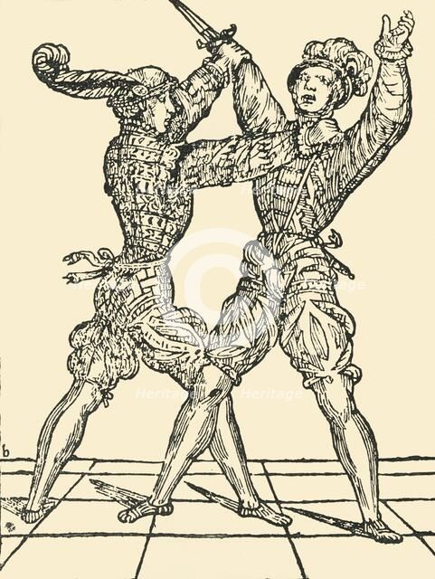 The hand against the dagger, c1536, (1903). Creator: Unknown.