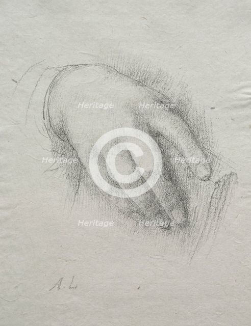 The Hand of Nora E. Legros. Creator: Alphonse Legros (French, 1837-1911).