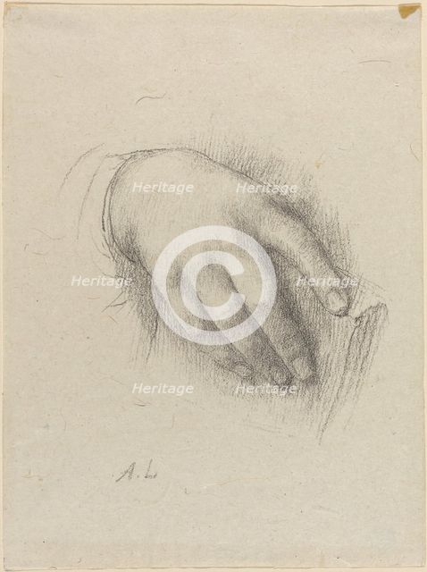 The Hand of the Artist's Daughter. Creator: Alphonse Legros.