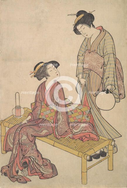 The Hand Lantern, ca. 1790. Creator: Kitao Shigemasa.