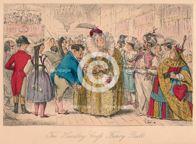 'The Handley Cross Fancy Ball', 1854. Artist: John Leech.