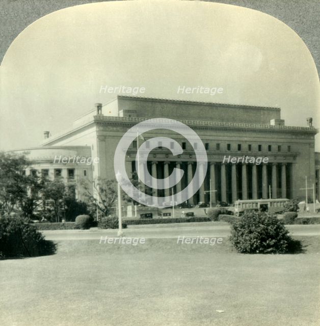 'The Handsome Building of the Bureau of Posts, Manila, P.I.', c1930s. Creator: Unknown.