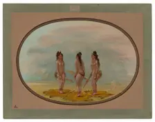 The Handsome Dance - Goo-a-give, 1854/1869. Creator: George Catlin
