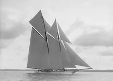 The handsome racing schooner Waterwitch 1911. Creator: Kirk & Sons of Cowes