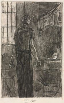 The Hanged Man in the Forge, c. 1880. Creator: Félicien Rops (Belgian, 1833-1898)