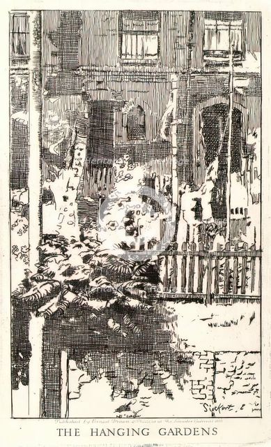 The Hanging Gardens, 1929. Creator: Walter Richard Sickert.