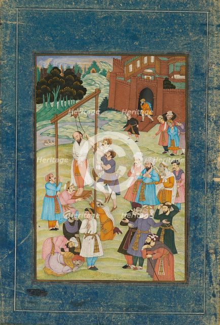 The hanging of al-Hallaj in 922, late 19th century. Artist: Unknown.