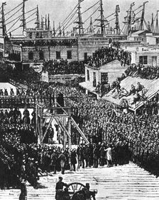 The hanging of Hetherington and Brace, San Francisco, 29th July 1856 (1954)