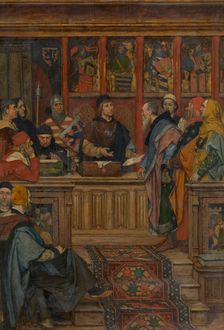 The Hanseatic League receives its Charter, 1890. Creator: Albrecht De Vriendt