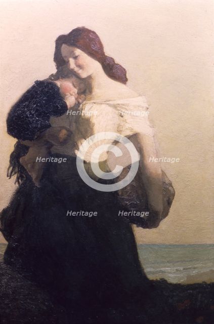 The Happy Mother, 1913. Creator: Max Bohm.