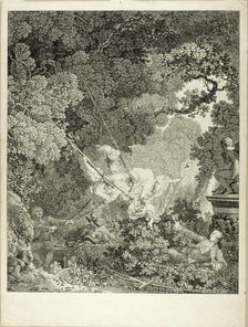 The Happy Accident of the Swing, 1792. Creator: Nicolas Delaunay