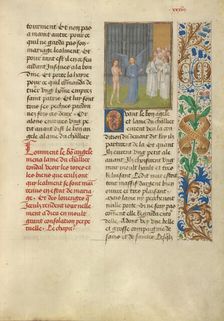 The Happy Crowds of the Faithfully Married; Les Visions du chevalier Tondal, 1475. Creator: Simon Marmion