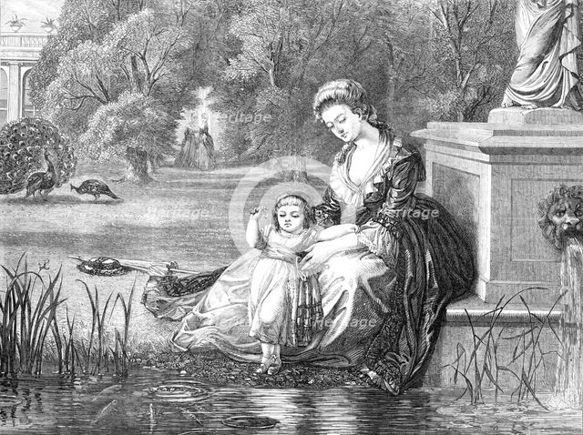 "The Happy Days of Marie Antoinette", by P. R. Morris, 1870. Creator: Unknown.