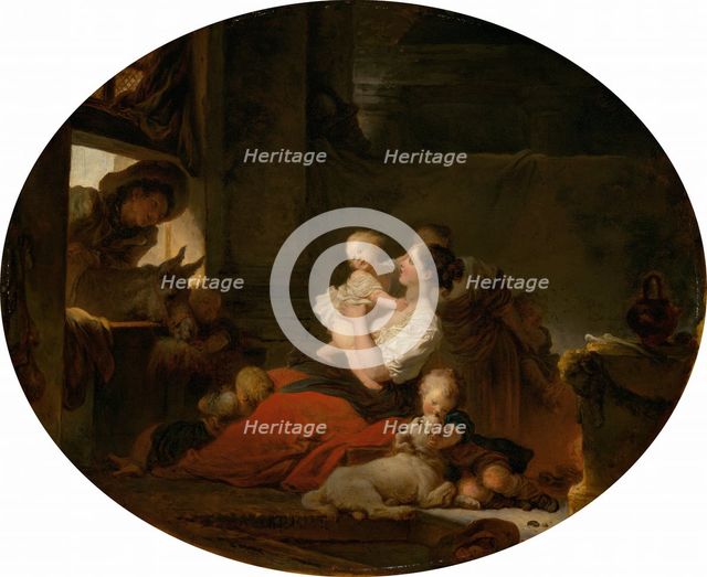 The Happy Family, c. 1775. Creator: Jean-Honore Fragonard.
