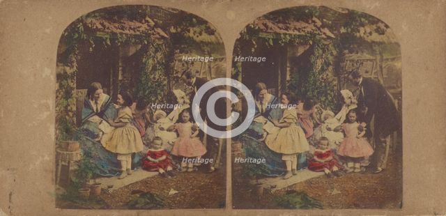 The Happy Homes of England., about 1855. Creator: Alfred Silvester.