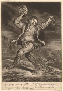 The Happy Patriot, in or after 1695. Creator: Cornelis Dusart