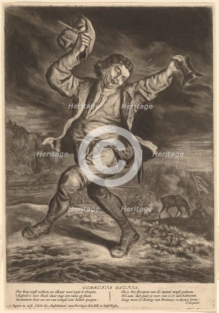 The Happy Patriot, in or after 1695. Creator: Cornelis Dusart.