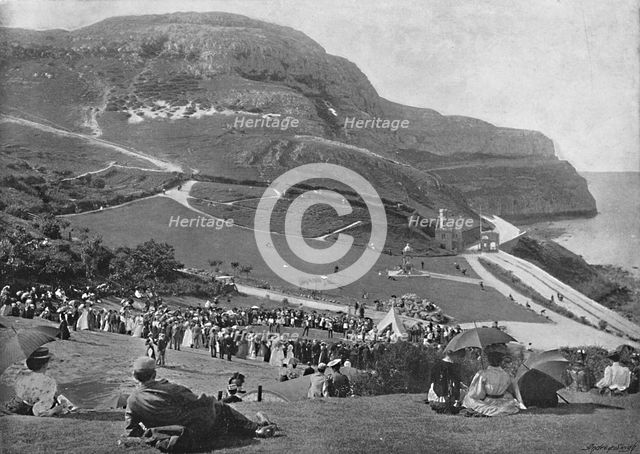 'The Happy Valley and Great Orme's Head, Llandudno', c1896. Artist: I Slater.
