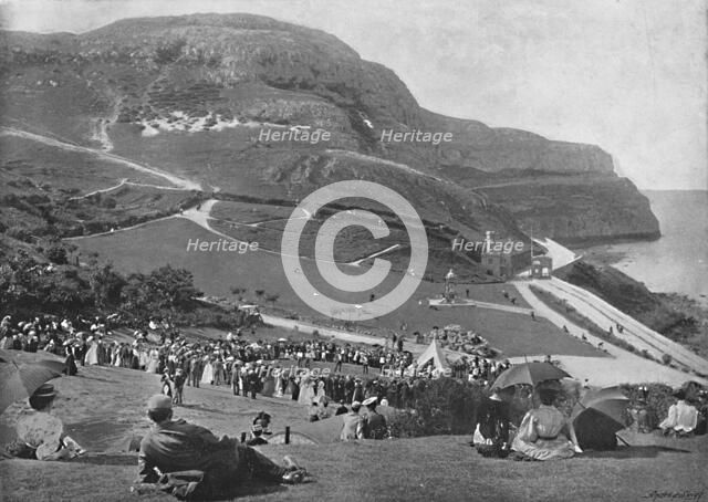 'The Happy Valley and Great Orme's Head, Llandudno', c1896. Artist: I Slater.