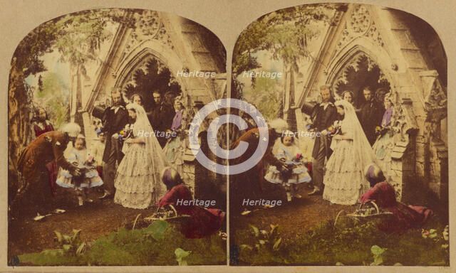 The Happiest Day of my Life, about 1857. Creators: London Stereoscopic & Photographic Co, Joseph John Elliott.