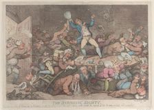 The Harmonic Society, 1810., 1810. Creator: Thomas Rowlandson