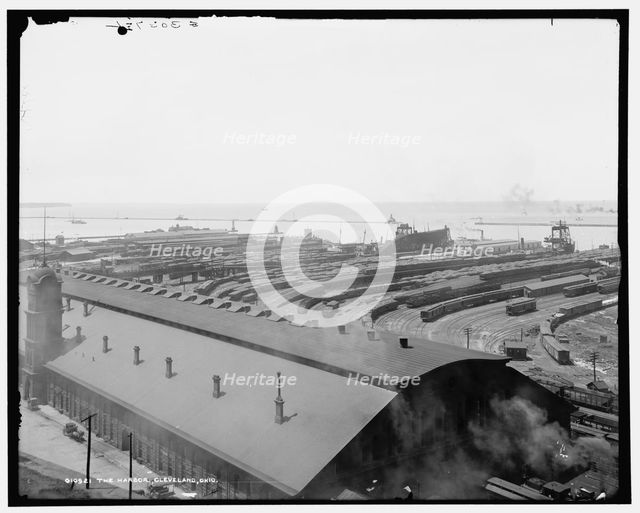 The Harbor, Cleveland, Ohio, between 1901 and 1906. Creator: Unknown.