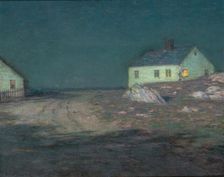 The Harbor Light, about 1900-1910. Creator: Birge Harrison
