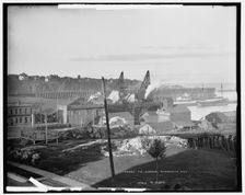 The Harbor, Marquette, Mich., c1905. Creator: Unknown