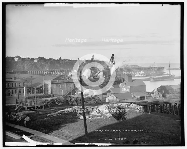 The Harbor, Marquette, Mich., c1905. Creator: Unknown.