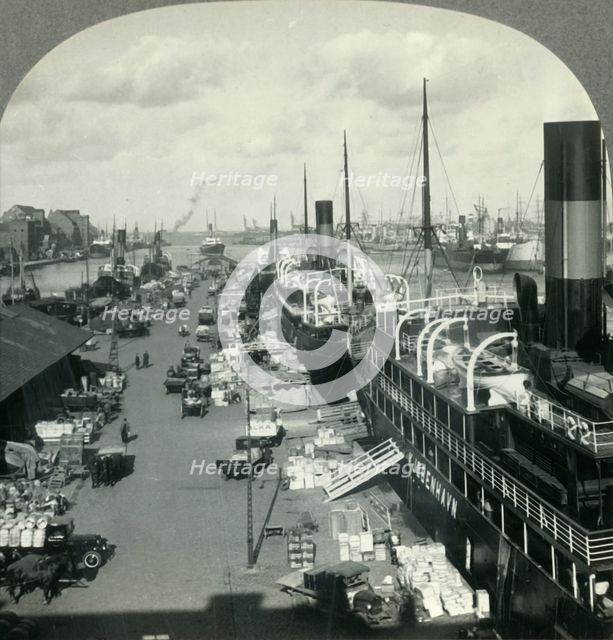 'The Harbor of Copenhagen, Metropolis of Denmark', c1930s. Creator: Unknown.